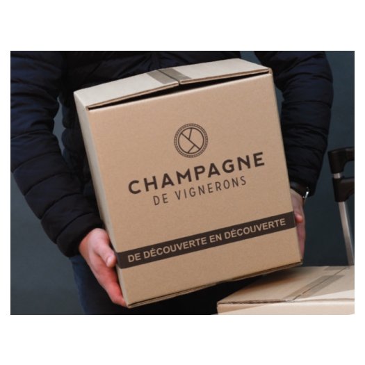 Caisse Expédition Champagne des Vignerons 1 Magnum