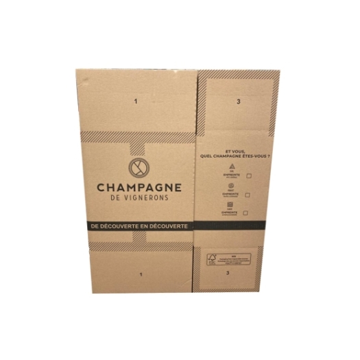 Caisse Expédition Champagne des Vignerons 1 Magnum
